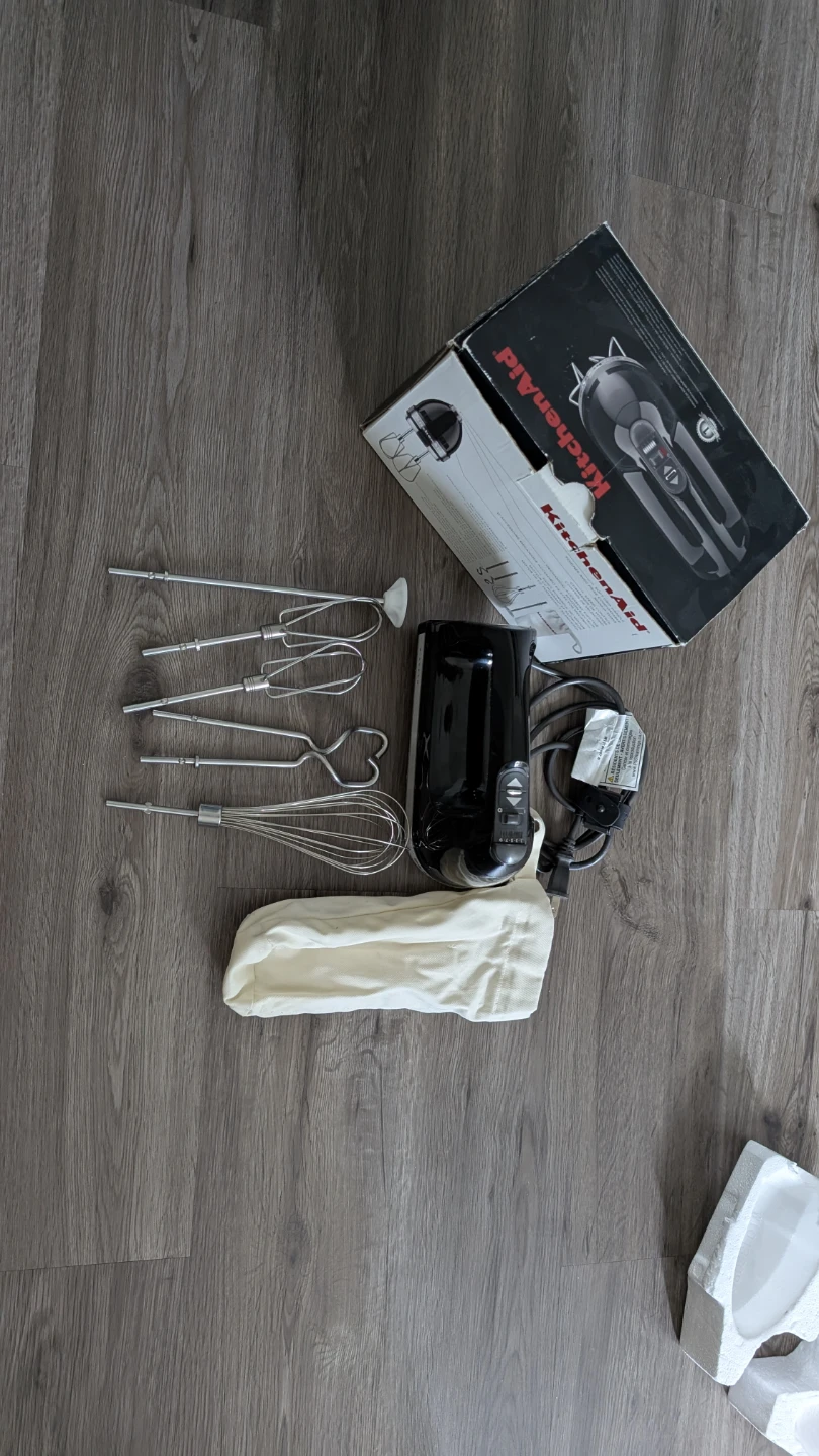 Moving/KitchenAid Hand Mixer with Attachments
