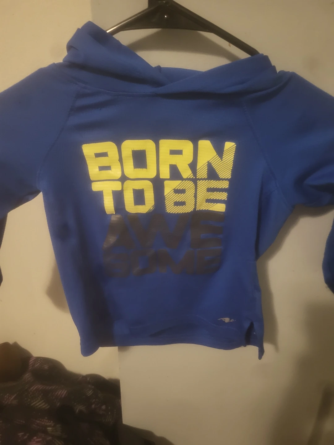 Blue Hoodie "Born to be Awesome"