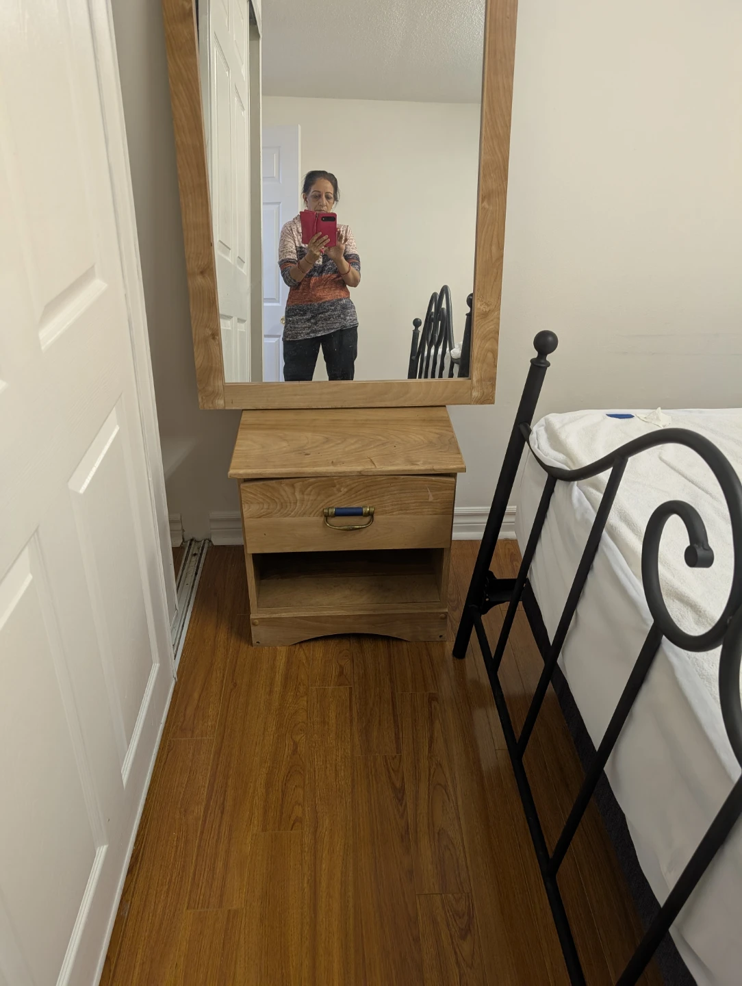 Wooden Nightstand with Drawer $45 for both