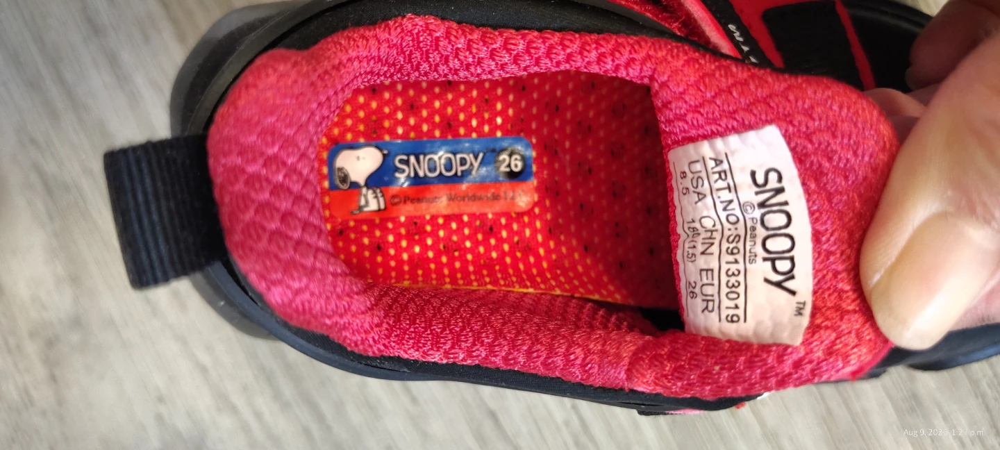Snoopy Kids Shoes  Size 26 - photo 2
