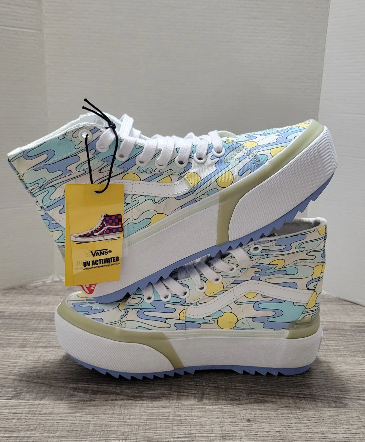 Vans UV Activated High Top Platform Sneakers Size 4 / 5.5 women