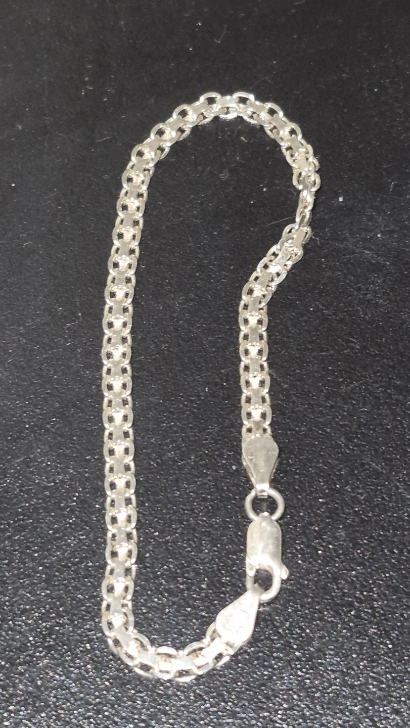 Sterling Silver Bracelet and Chain Set - photo 3