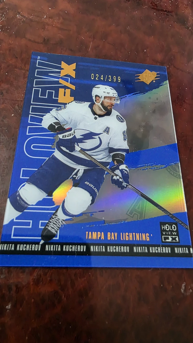 2024-25 Upper Deck SPx Hockey Nikita Kucherov Holoview F/X Card