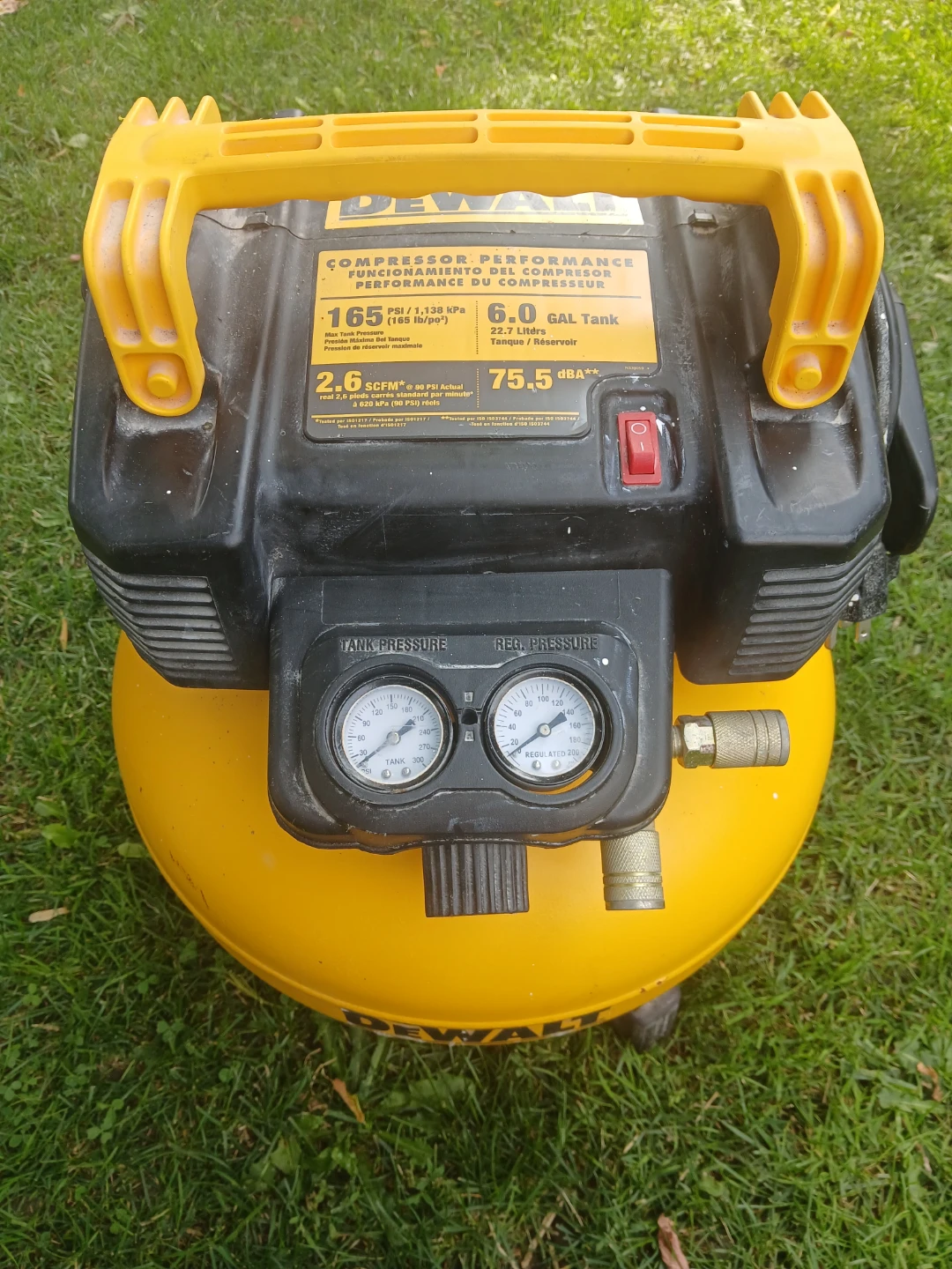 DEWALT 6.0 Gallon Air Compressor - photo 2