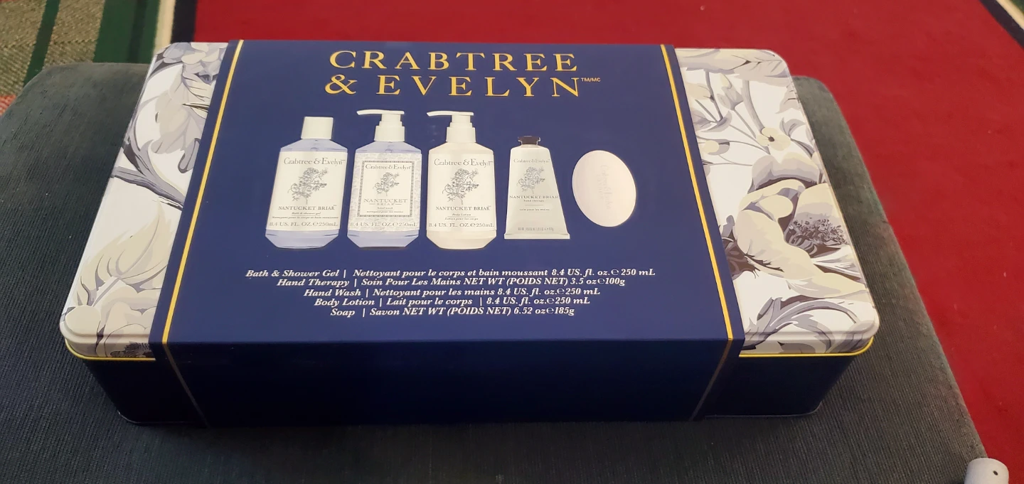 Crabtree & Evelyn Nantucket Briar 6-Piece Body Care Tin Set - photo 2