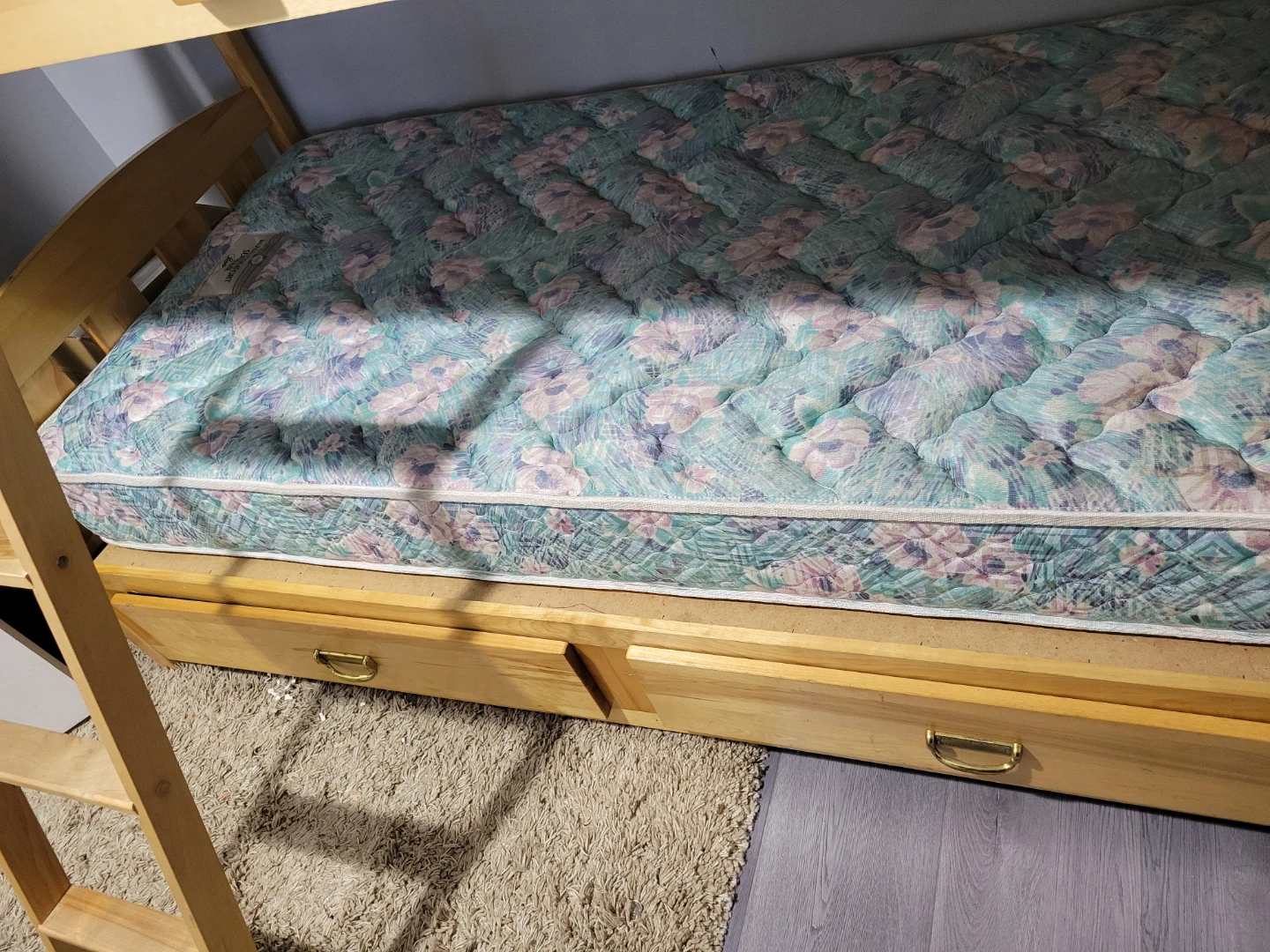 Wooden Bunk Bed with Mattresses - photo 5