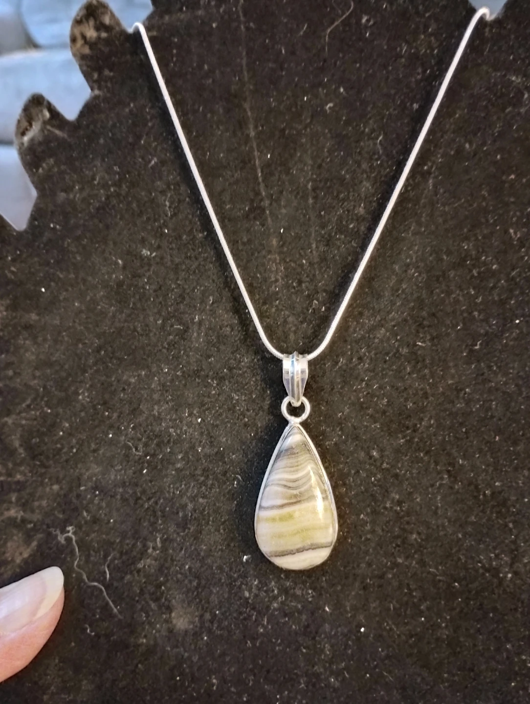 Sterling Silver Opalite  Necklace - photo 2