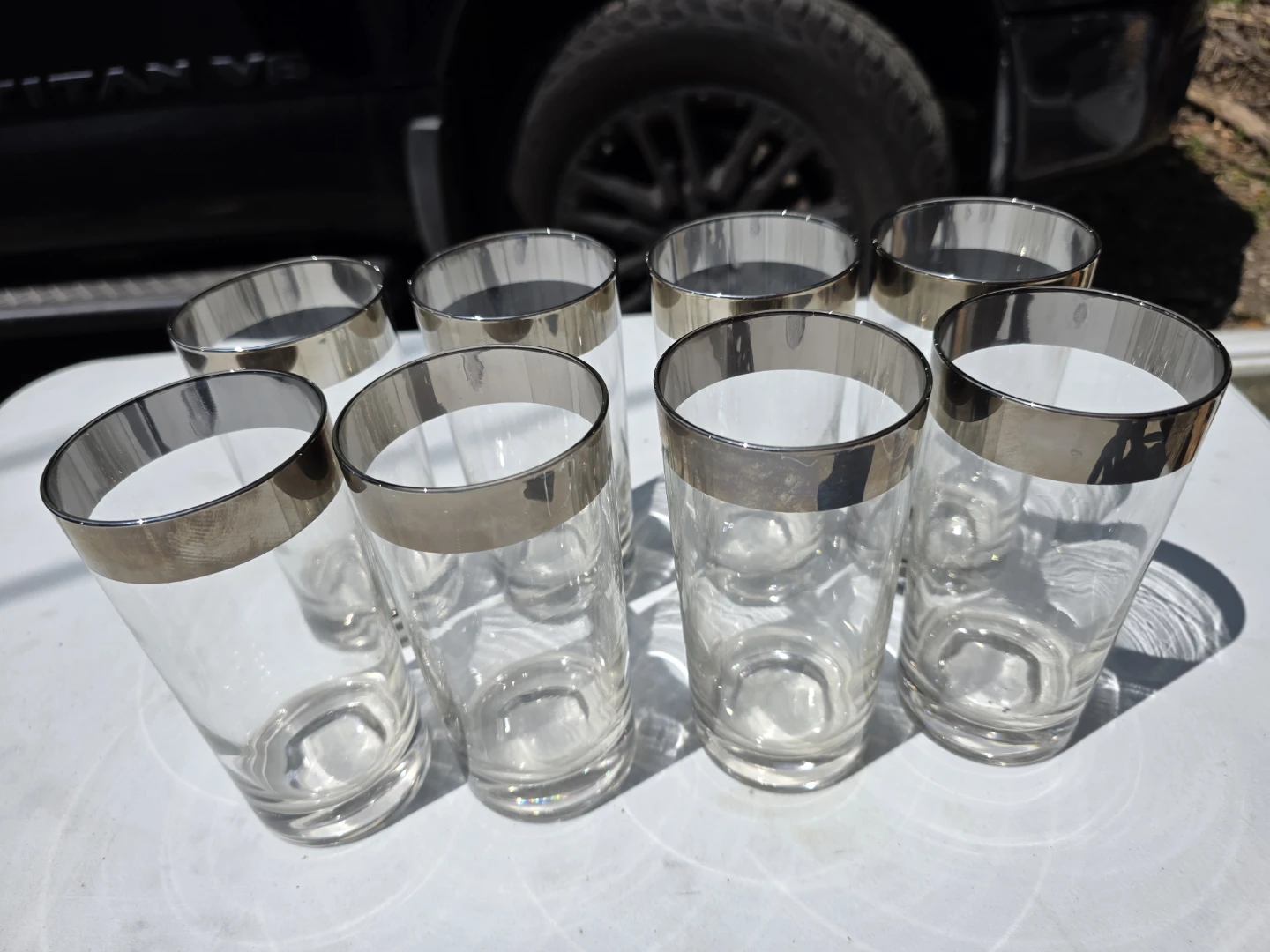 Set of 8 Vintage Dorothy Thorpe Highball Tumbler Glasses - photo 3