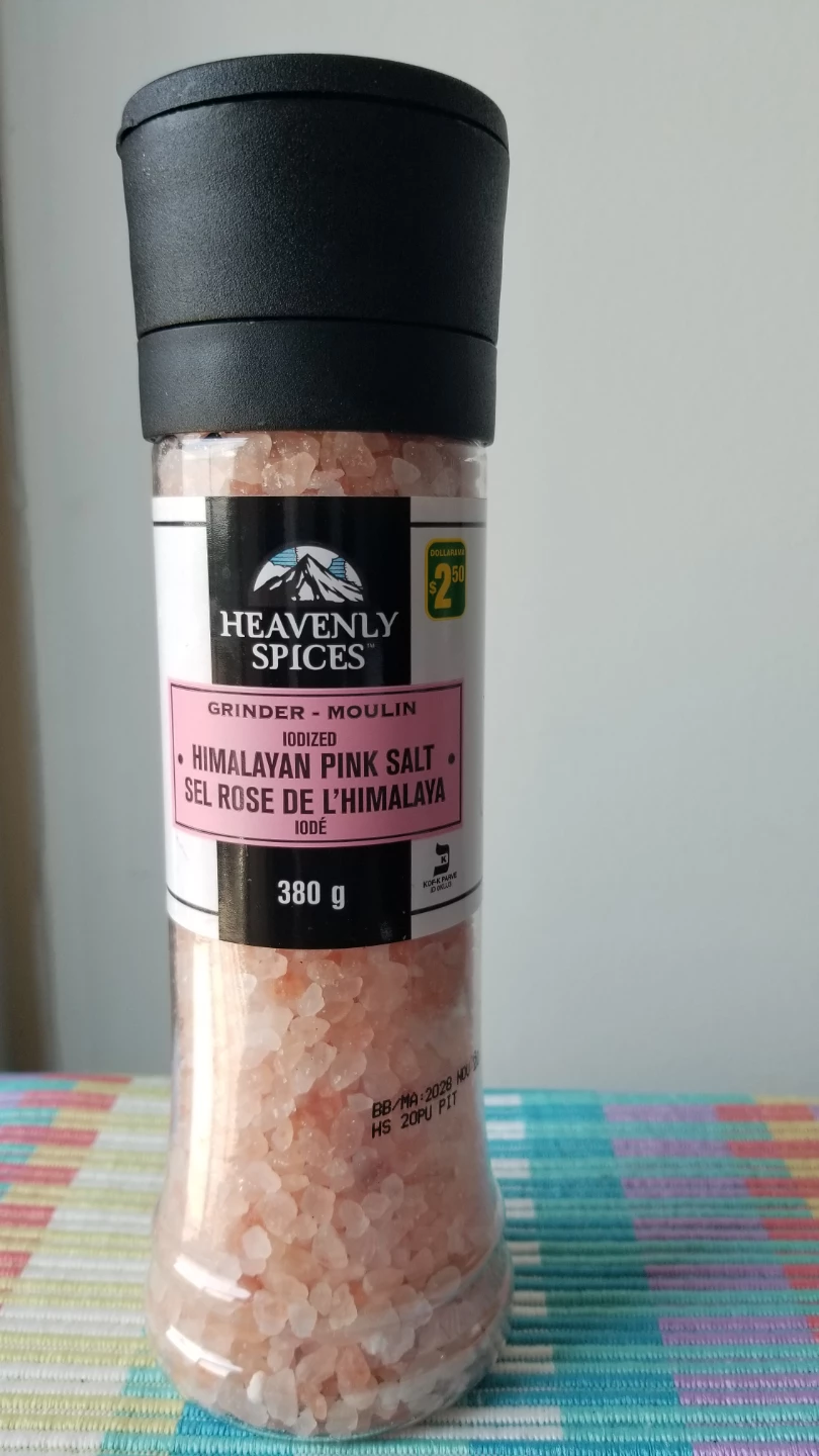 Heavenly Spices Himalayan Pink Salt Grinder