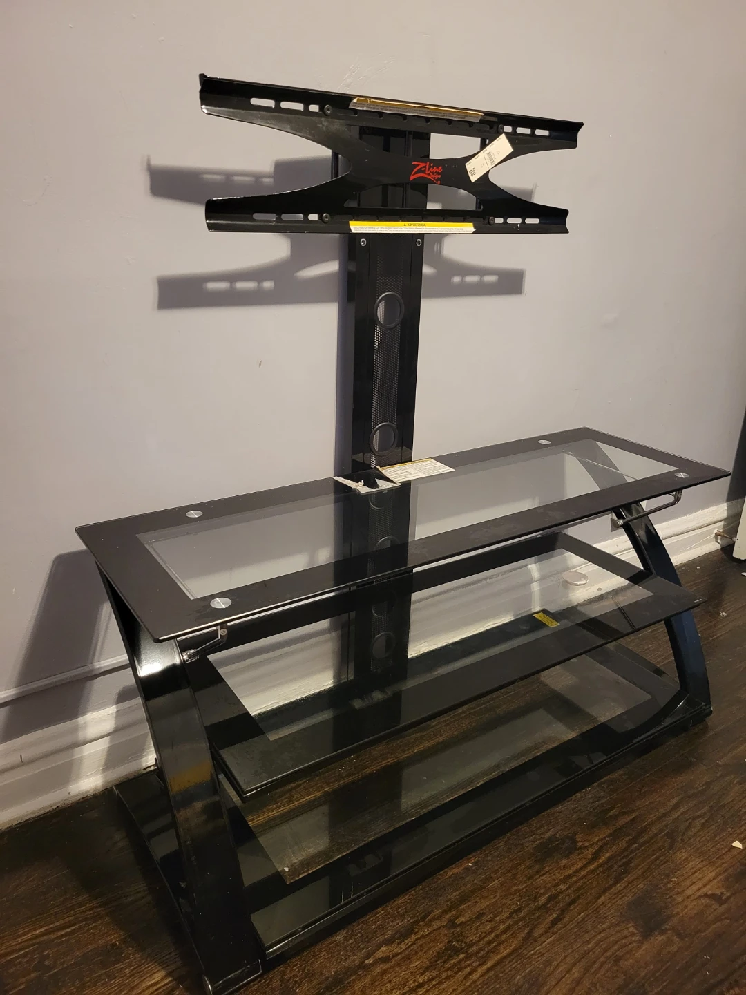 VIZIO TV + Modern Glass TV Stand with Universal TV Mount - photo 5