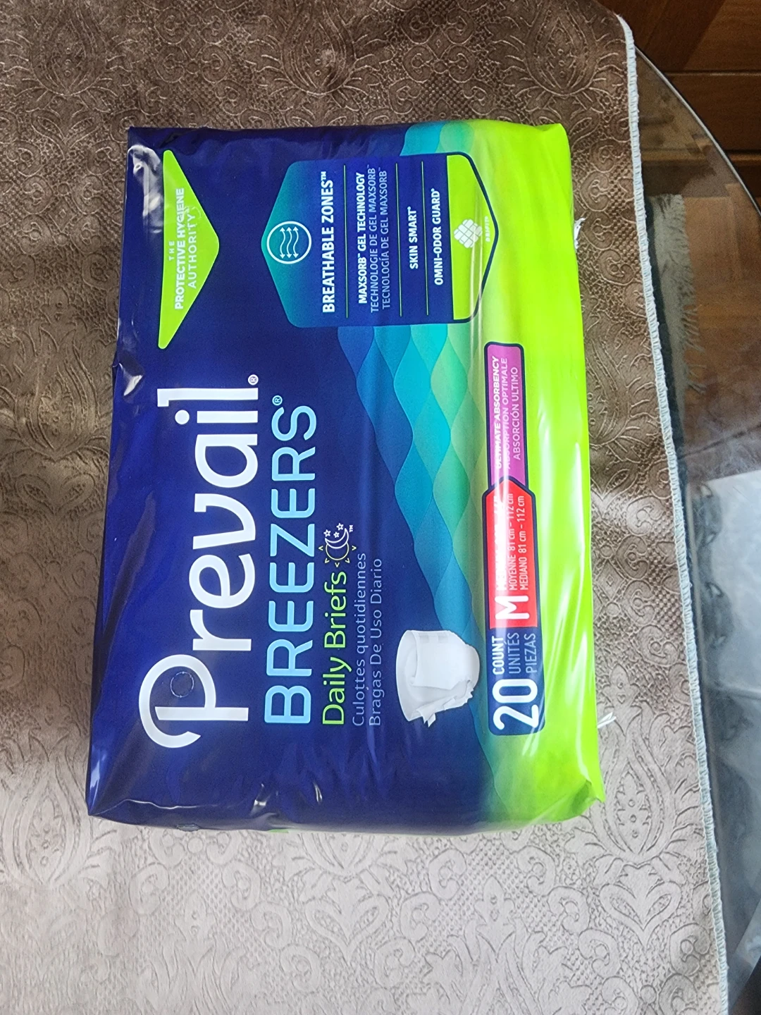 Prevail Breezers Daily Briefs - Size M (20 count)
