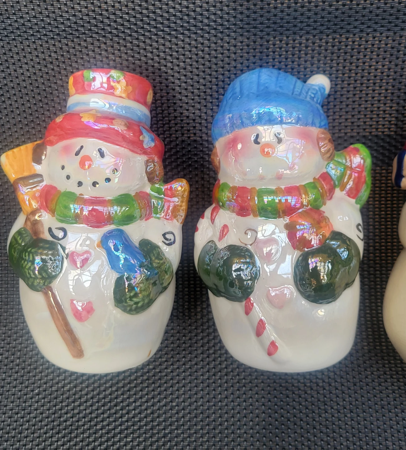 Snowman Salt and Pepper Shakers