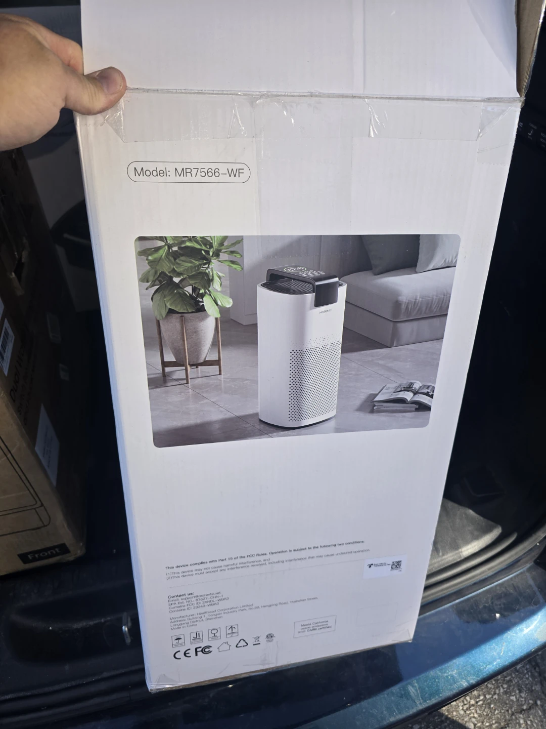 Morento Smart Portable Air Purifier MR7566-WF