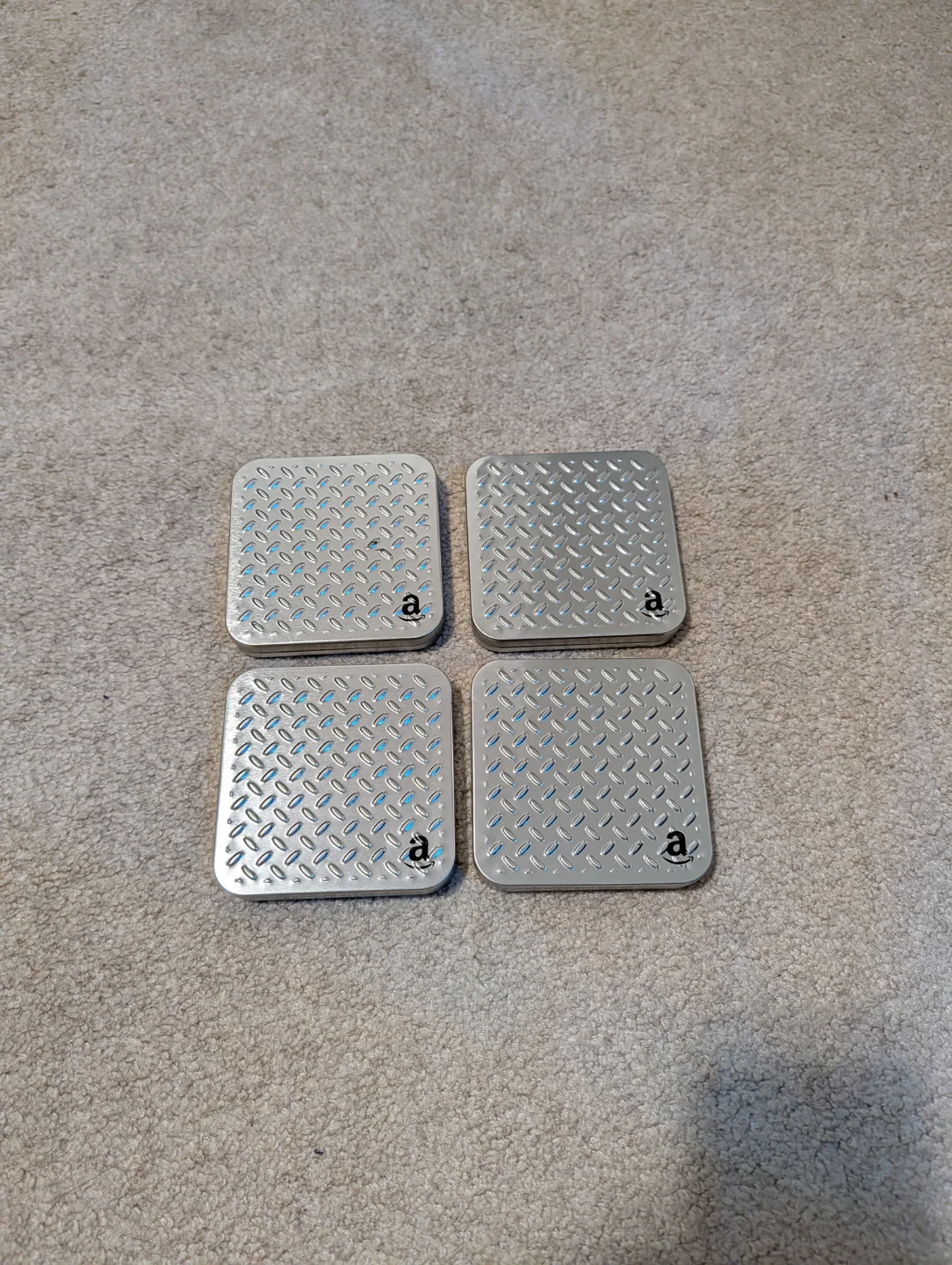 Set of 4 Metal Giftcard Case