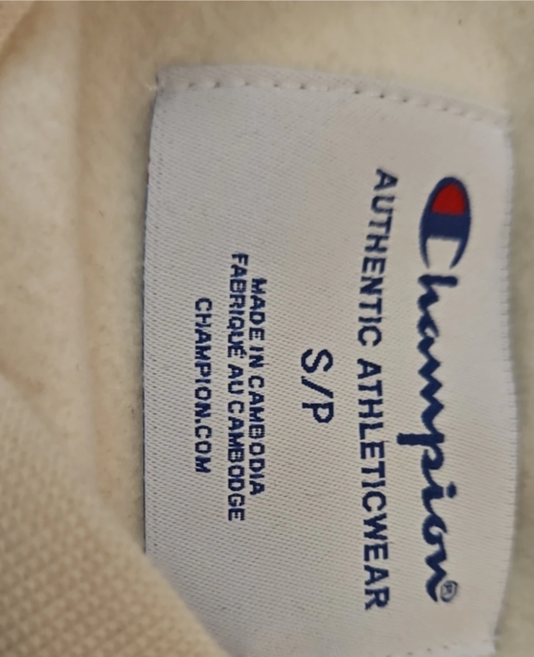Champion Crewneck Sweatshirt Size S/P Cream - photo 4