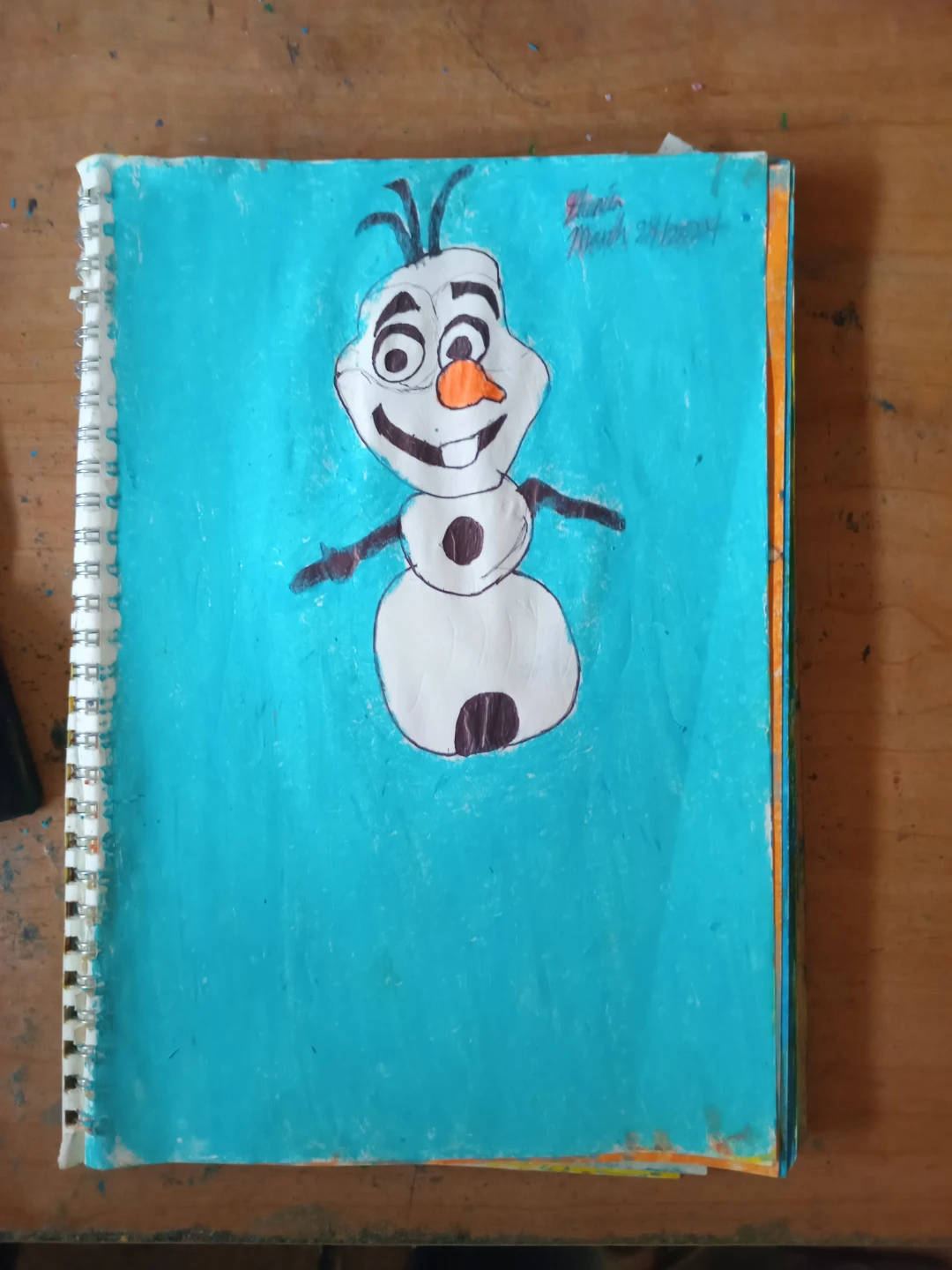Olaf from Frozen Drawing by Custom Artist Sherwin - photo 4
