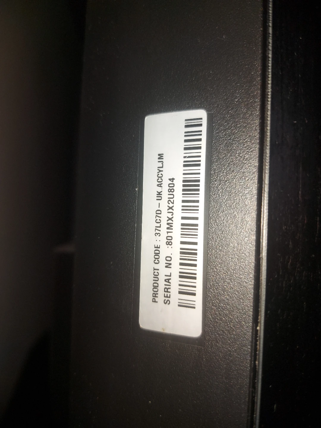 LG 37" Flat Screen TV - photo 3