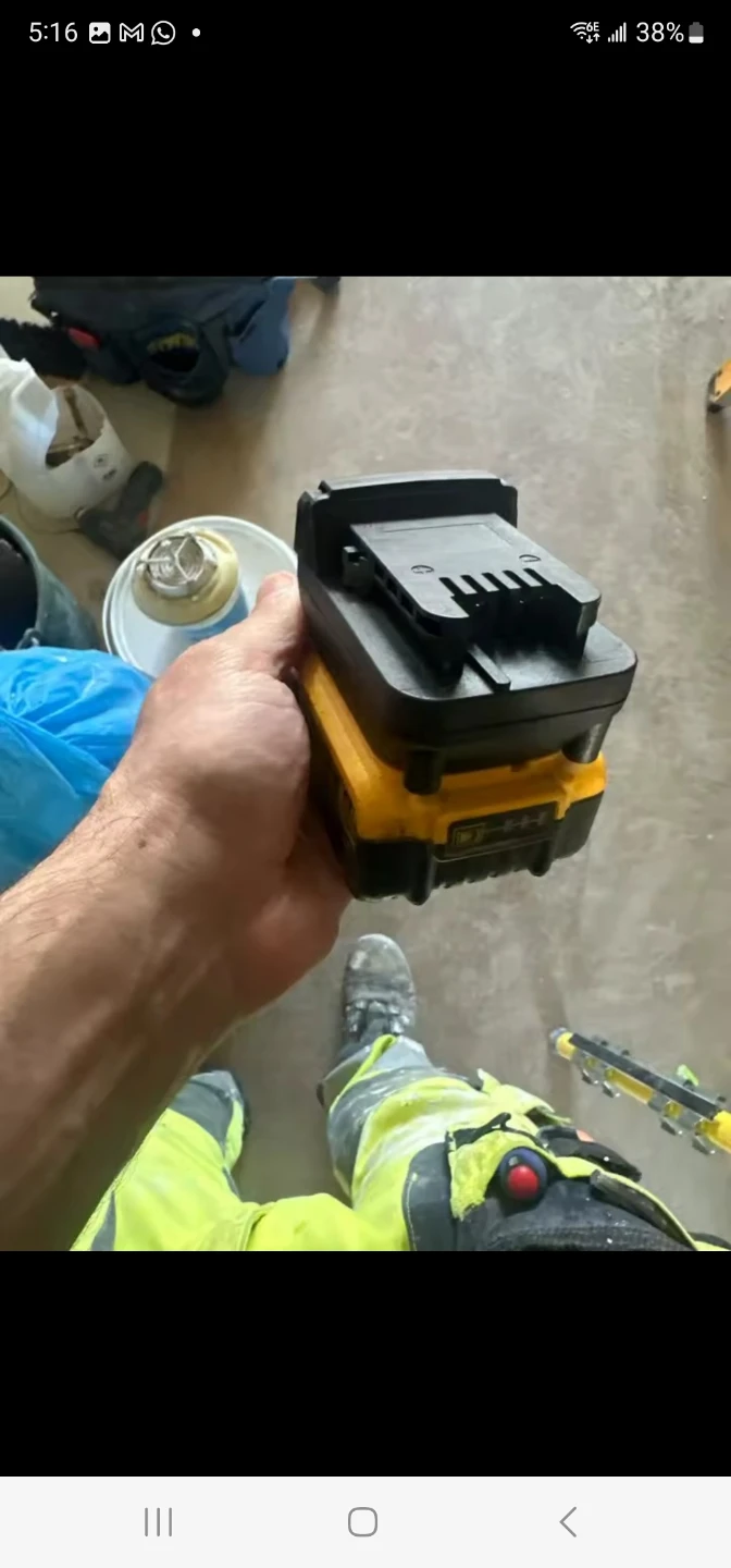 DEWALT Battery ADAPTER to MILWAUKEE tools - photo 2