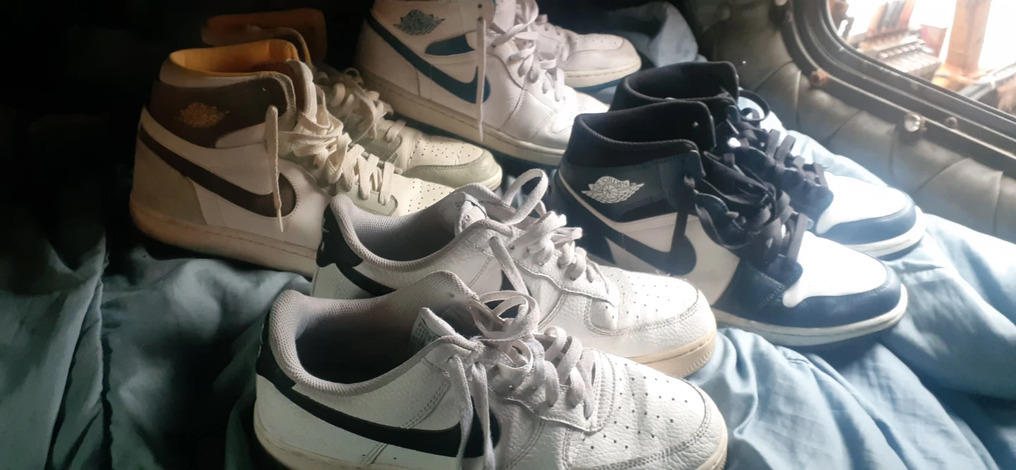 Nike Air Jordan and Force 1 Sneakers