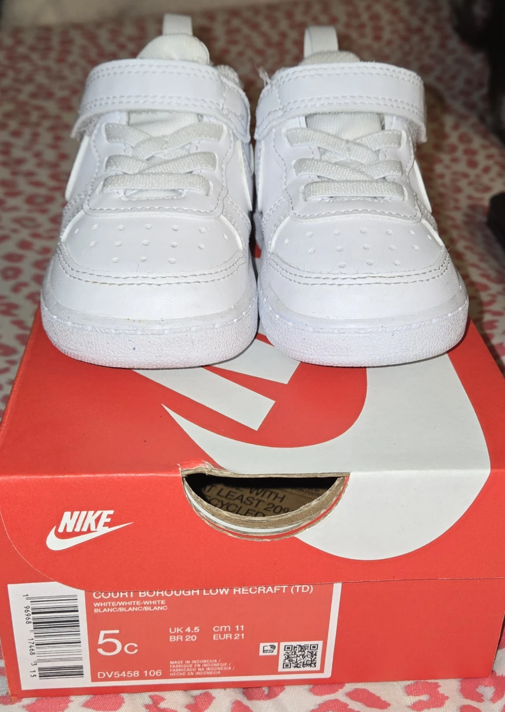 Nike White Uptowns Toddler Shoes 5C(PRE-OWNED) - photo 2