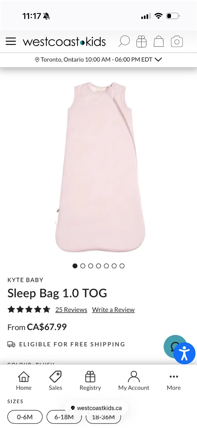 Kyte Baby Sleep Bag 1.0 TOG - Pink