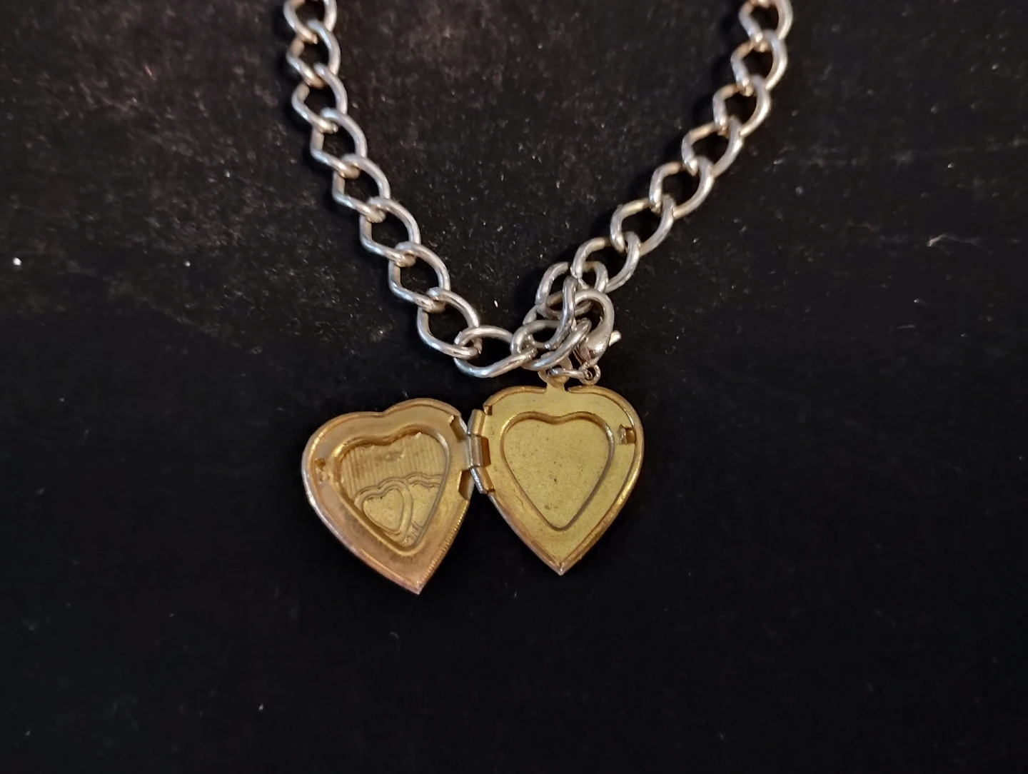 Silver Plated Heart Charm Bracelet - photo 4