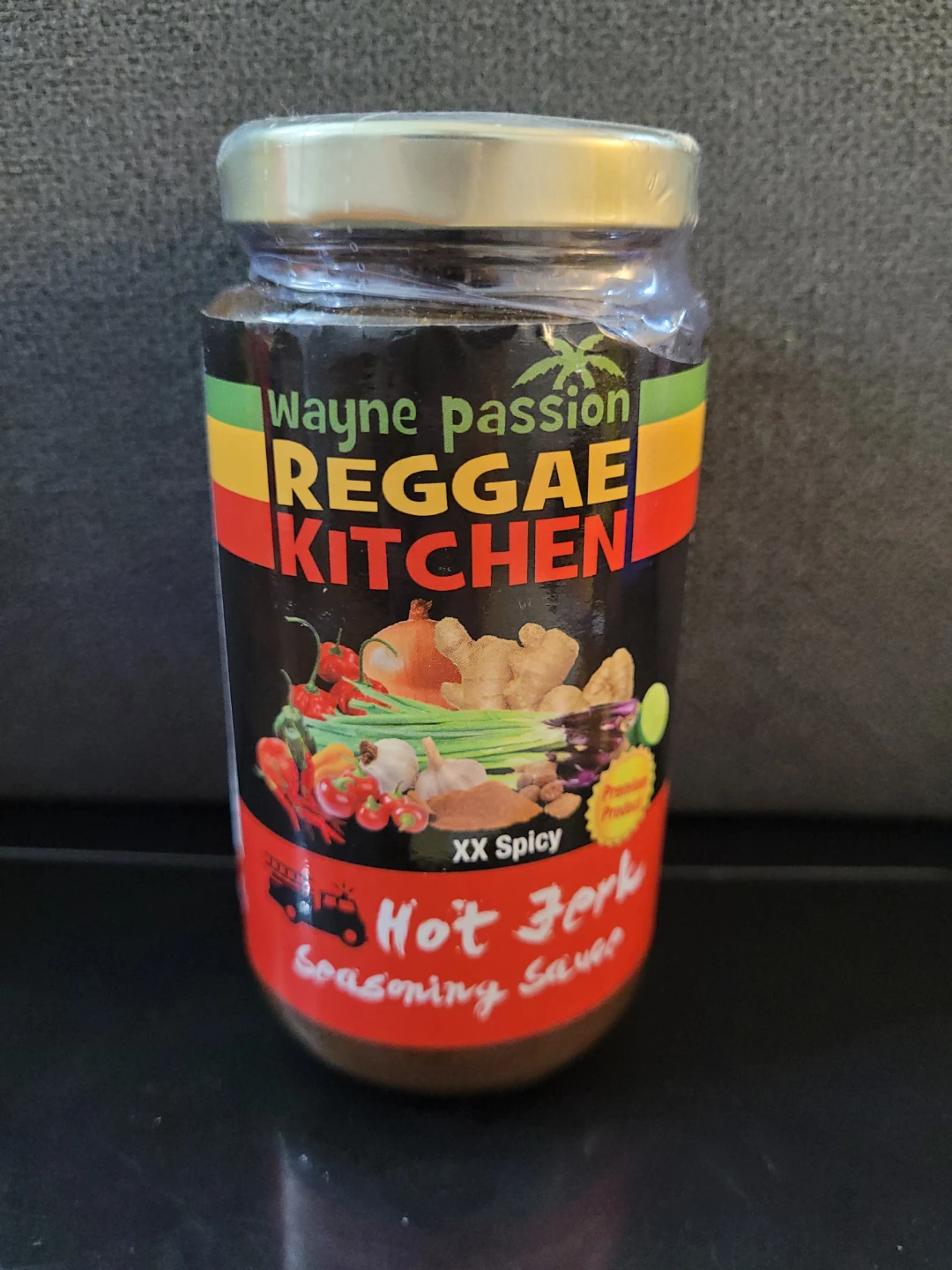 Wayne Passion Reggae Kitchen Hot Jerk Seasoning Sauce XX Spicy