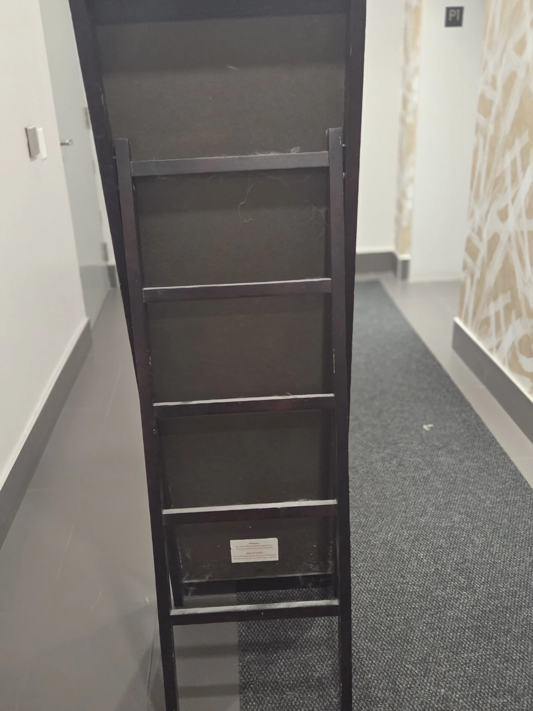 Full Length Mirror with Dark Wood Frame - photo 4
