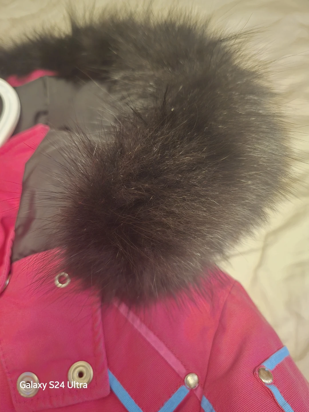 Custom Moose Knuckles Down Filled Bomber Jacket Pink - photo 3