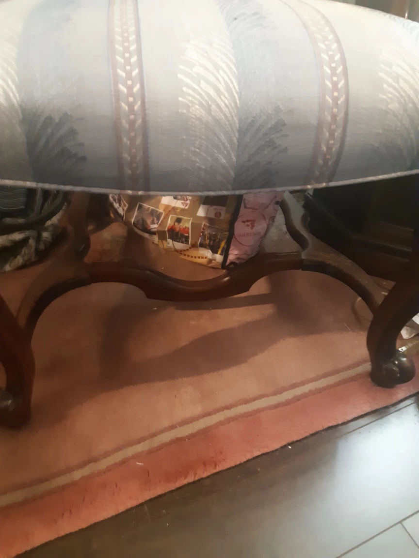 Wooden Armchair with Padded Seat - photo 3