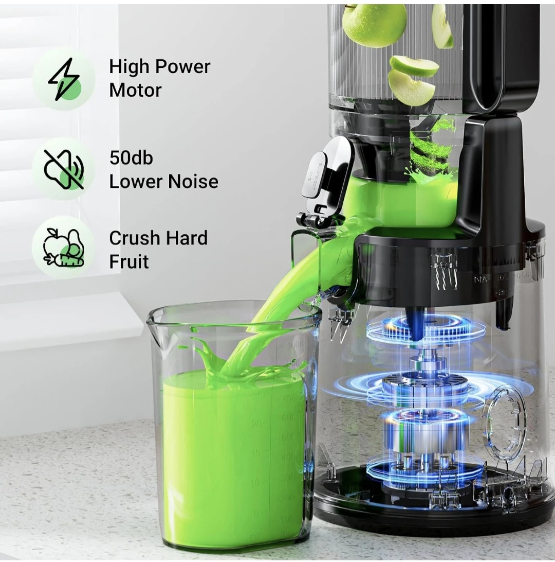 Aeitto Slow Juicer - High Power Motor, Low Noise - photo 5