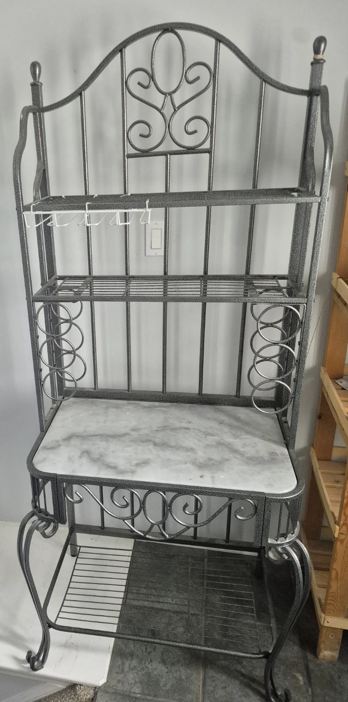 Baker's Rack with Marble Top - photo 2