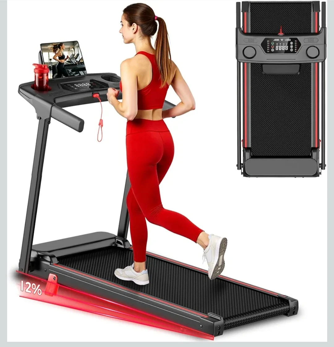 Walking Pad Treadmill - 330lbs Capacity, 15" x 38" Deck