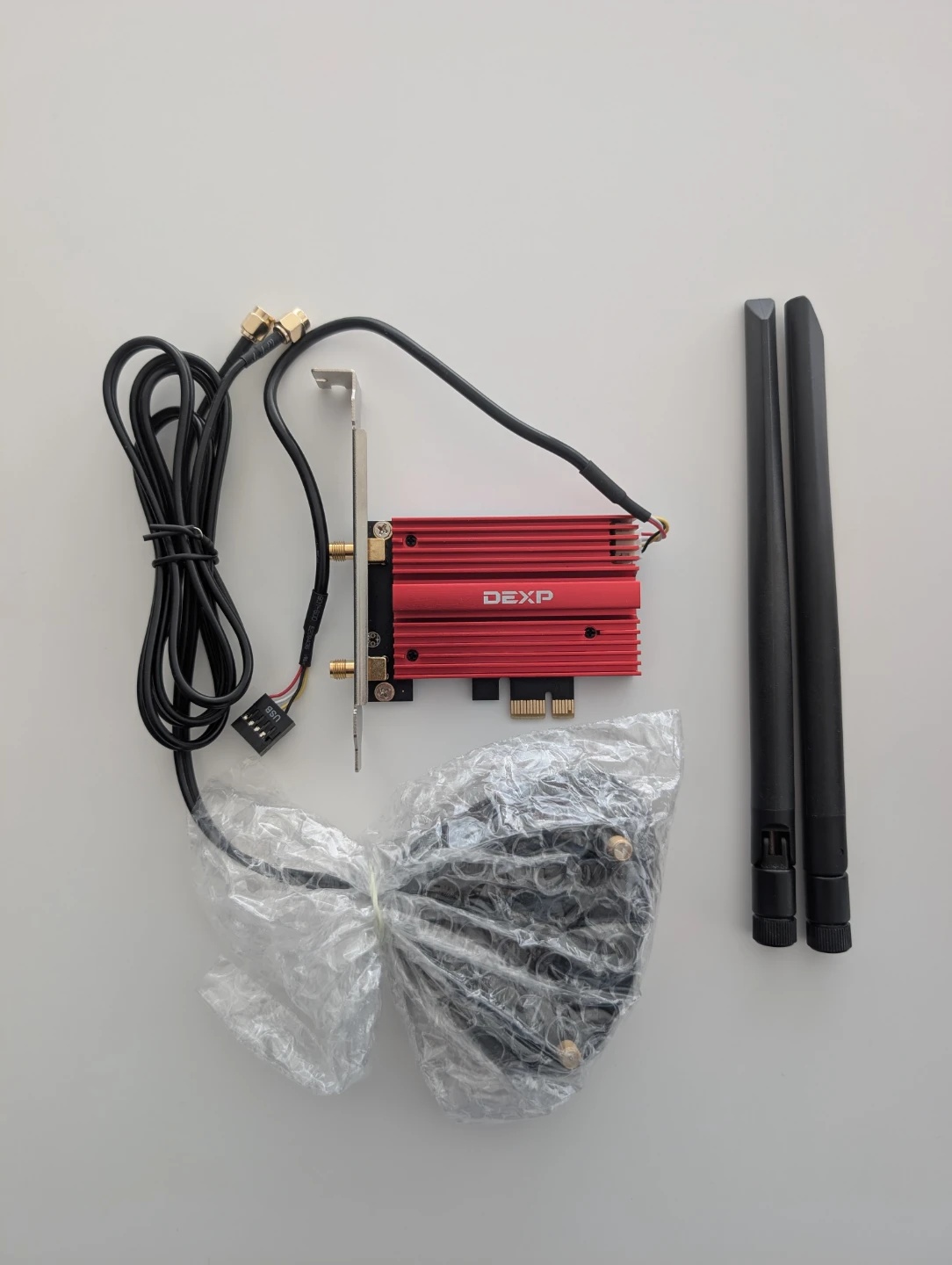 DEXP RUSH 2 PCIe Network Adapter - Wi-Fi 6 (AX3000) / BT 5.0+
