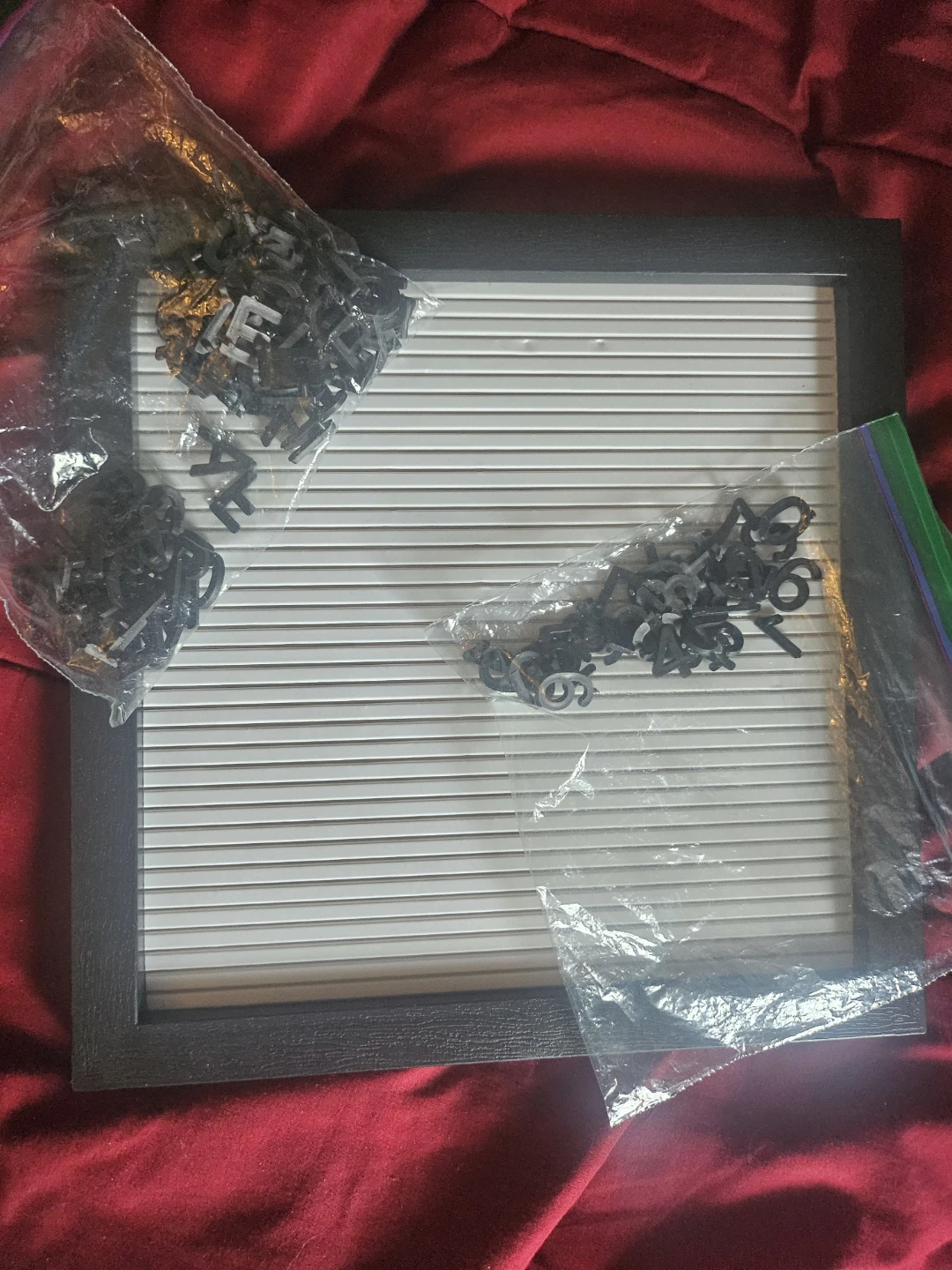 Letter Board with Letters
