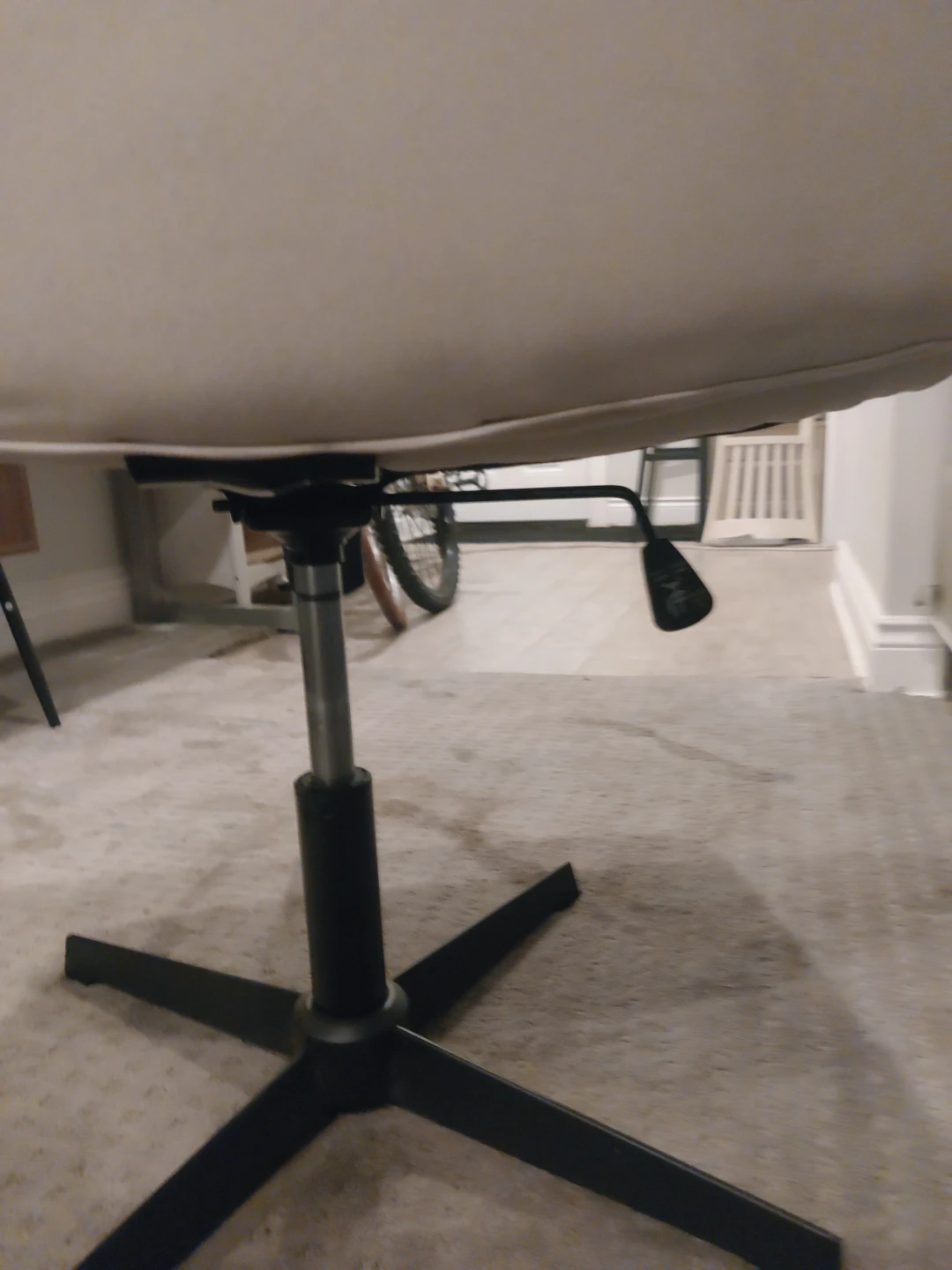 Off-White Swivel Accent Chair - photo 5