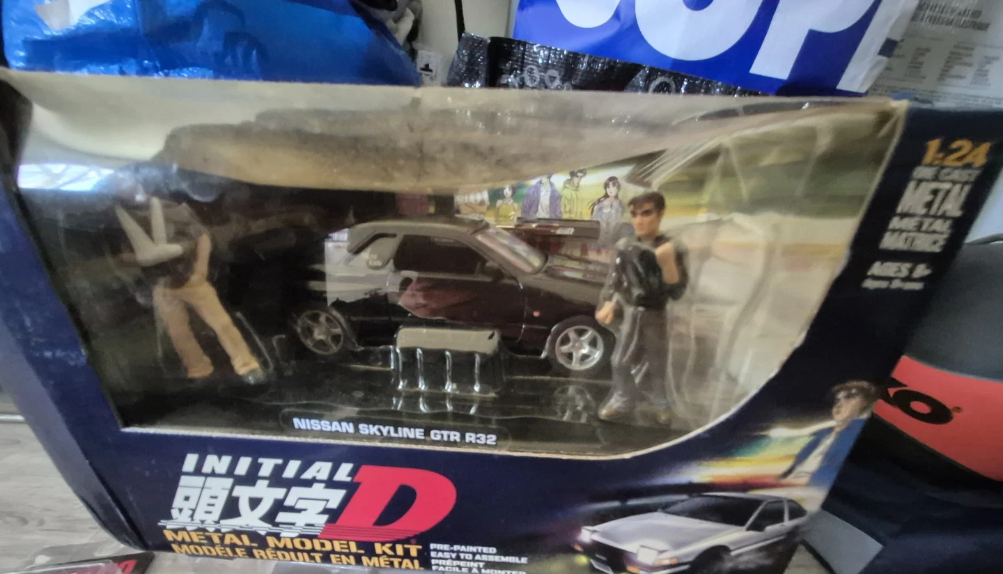 Initial D Nissan Skyline GT-R R32 & other 1:24 Diecast