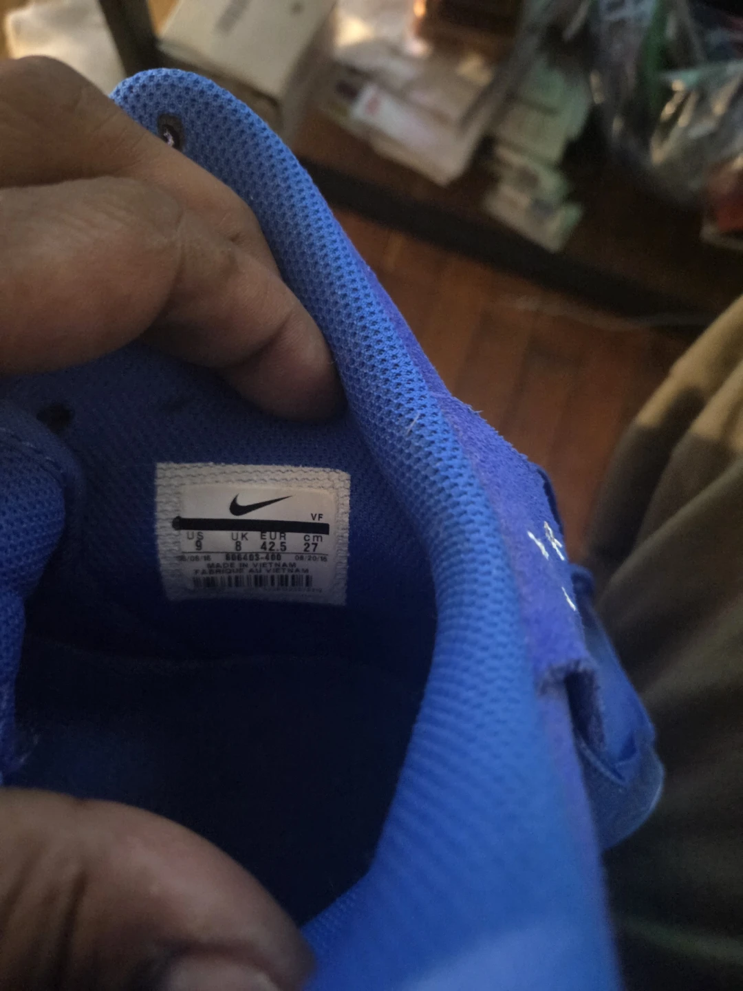 Nike Air Force 1 High Royal Blue Suede Gum Sole - photo 5