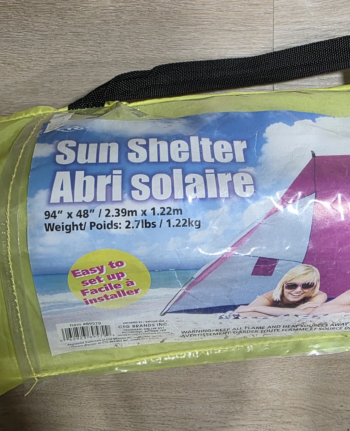 Sun Shelter Abri Solaire Beach Tent - photo 2