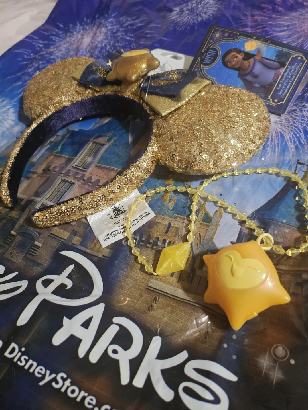 Disney Parks Wish Star Minnie Mouse Ear Headband + FREE Necklace - photo 2