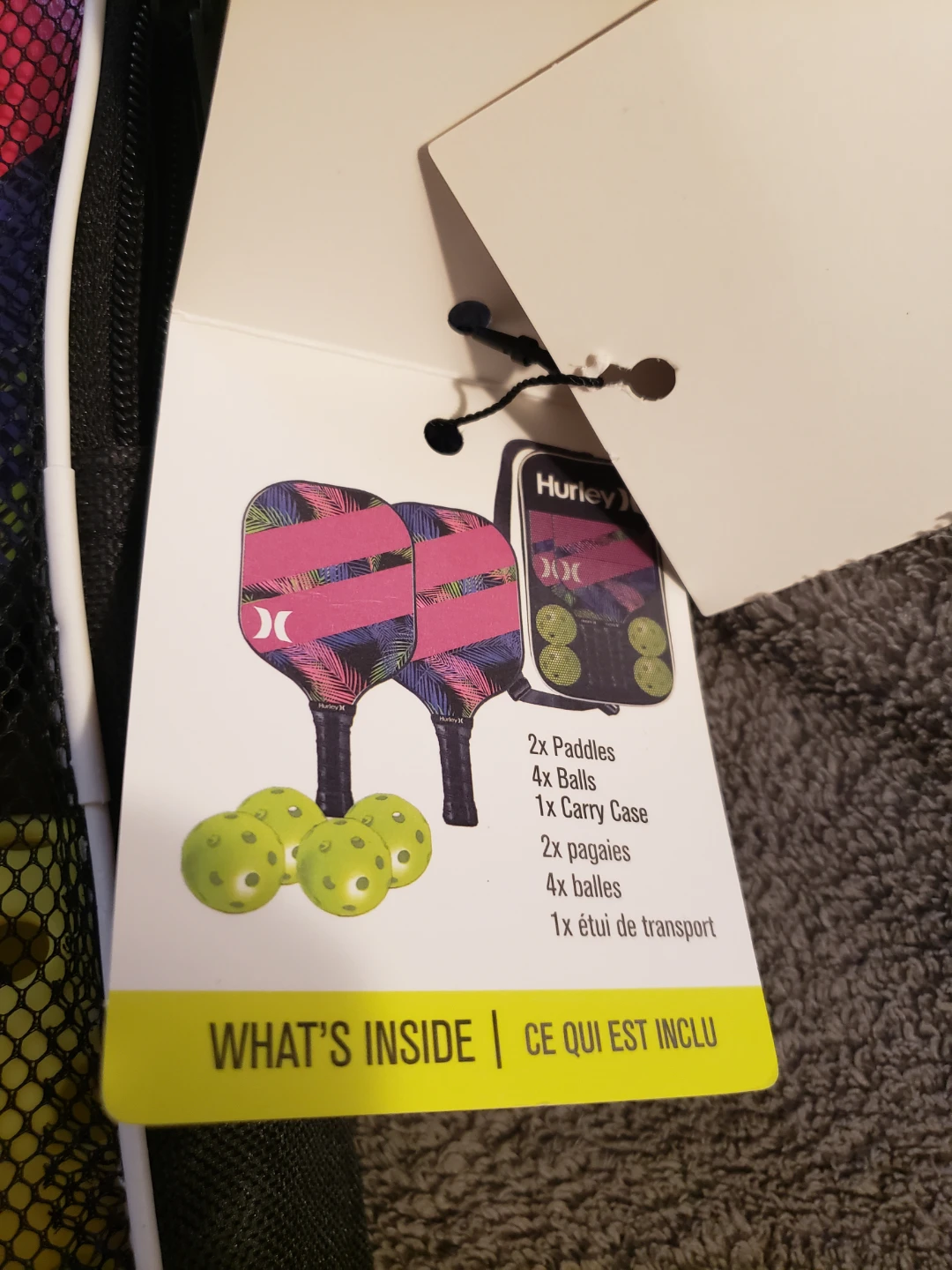 Hurley Pickleball 2 Paddles and 4 Balls Set - - photo 4