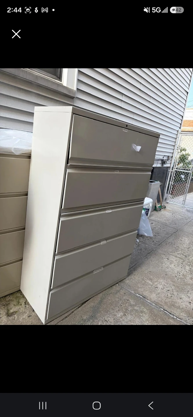 5 Drawer Metal Filing Cabinet
