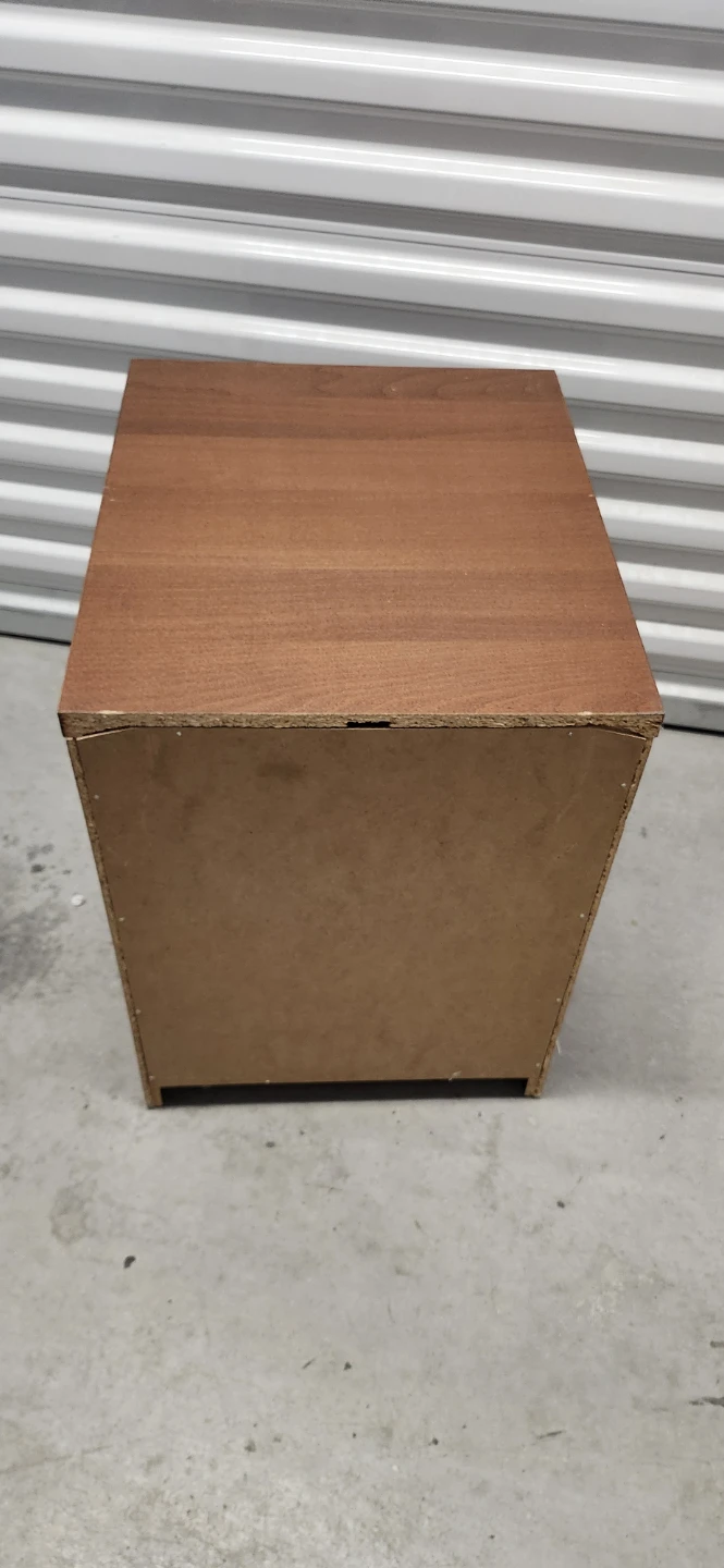 Brown 2-Drawer Nightstand - photo 5