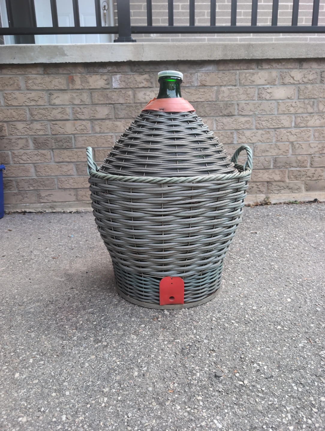Wicker Demijohn Bottle