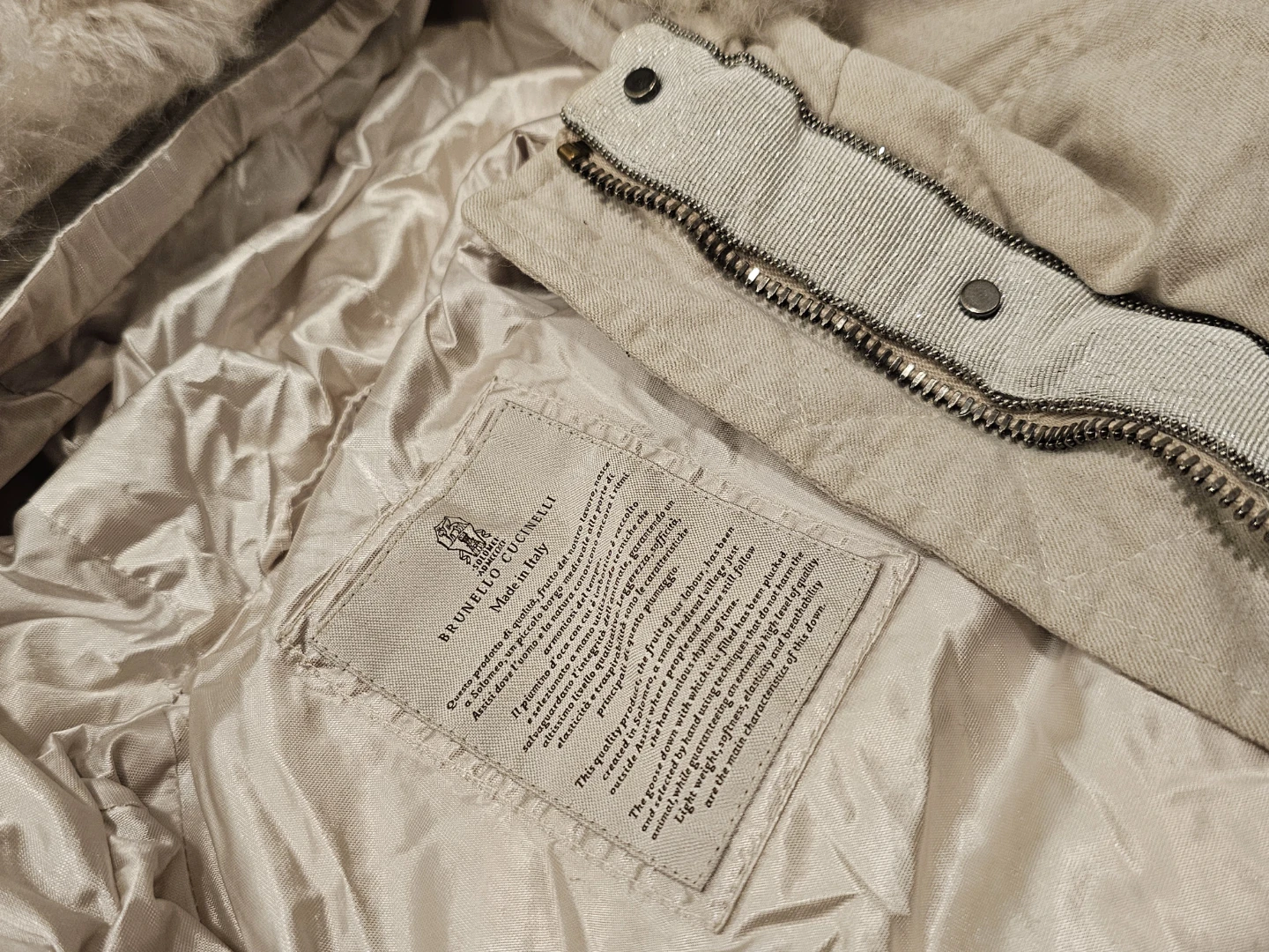 Kids Brunello Cucinelli Down Puffer Jacket - photo 3