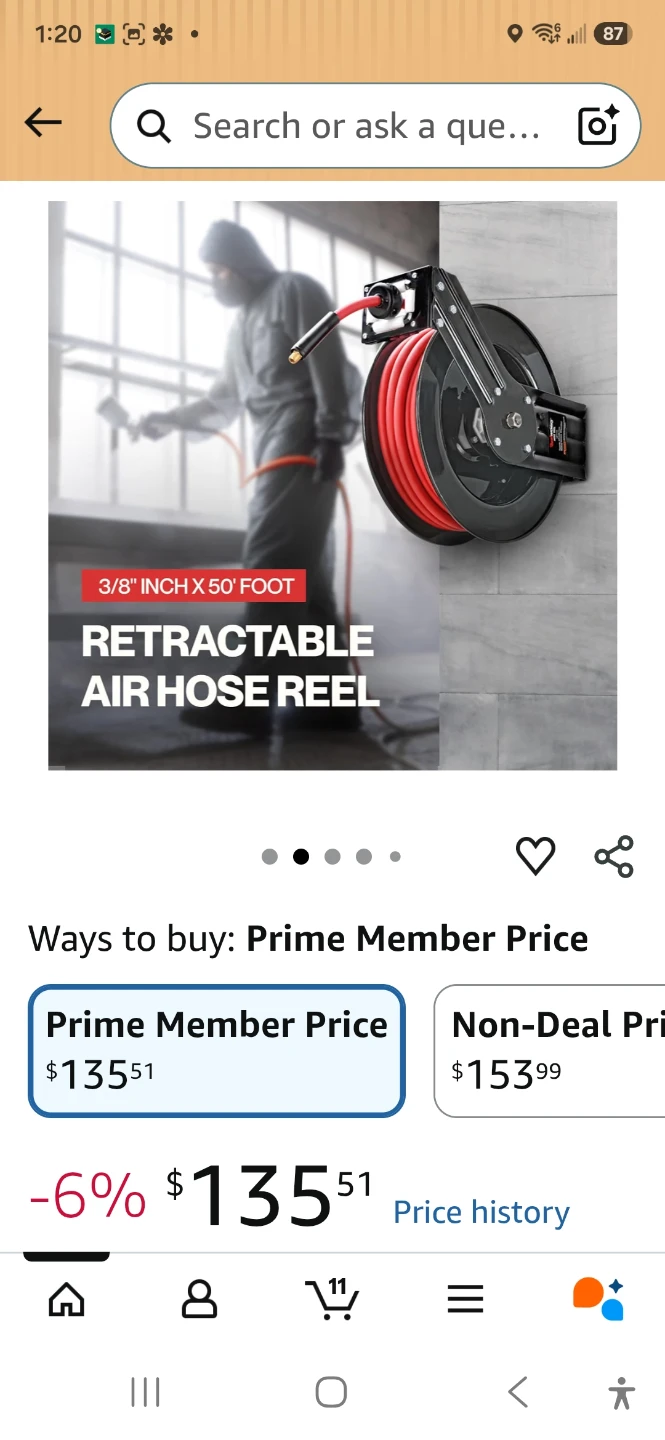 ReelWorks Retractable Air/Water Hose Reel - photo 2