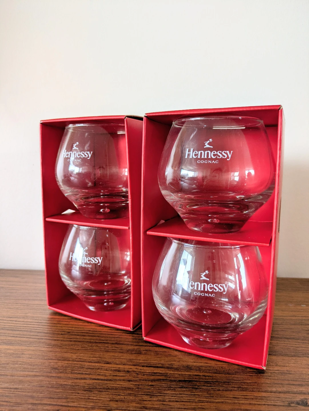 Hennessy Cognac Glasses (Set of 4) NEW - photo 2