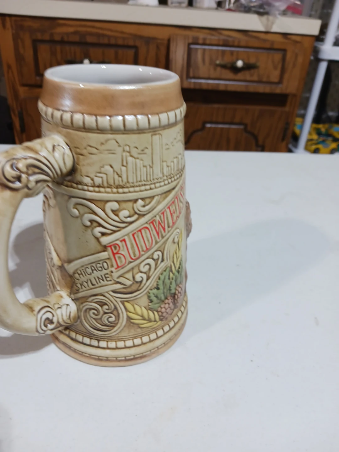 Budweiser Stein - Chicago Skyline