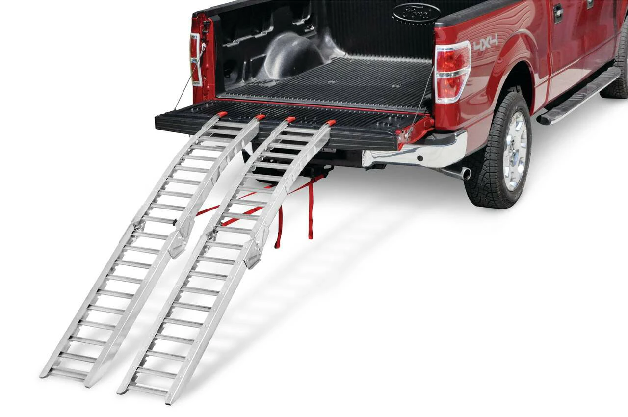 Aluminum Loading Ramps with Straps