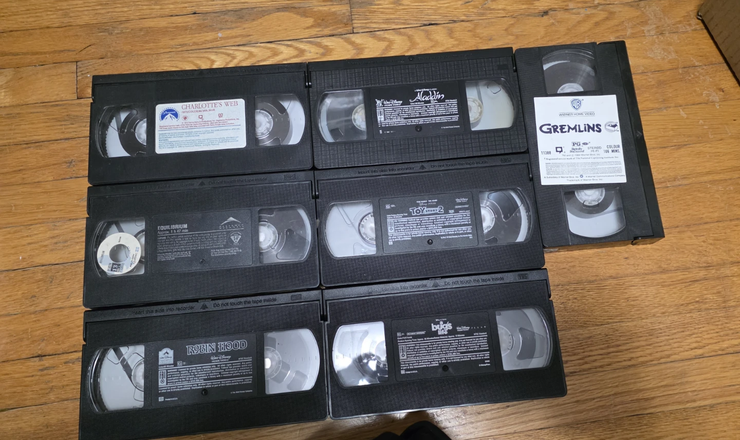 Collection of Disney and Fox VHS Tapes